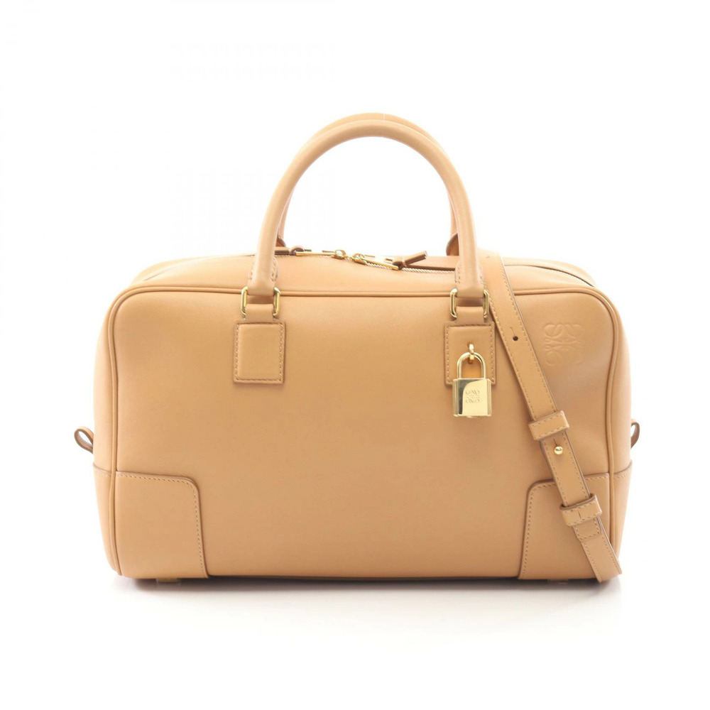 Loewe Amazona Handbag Leather Beige